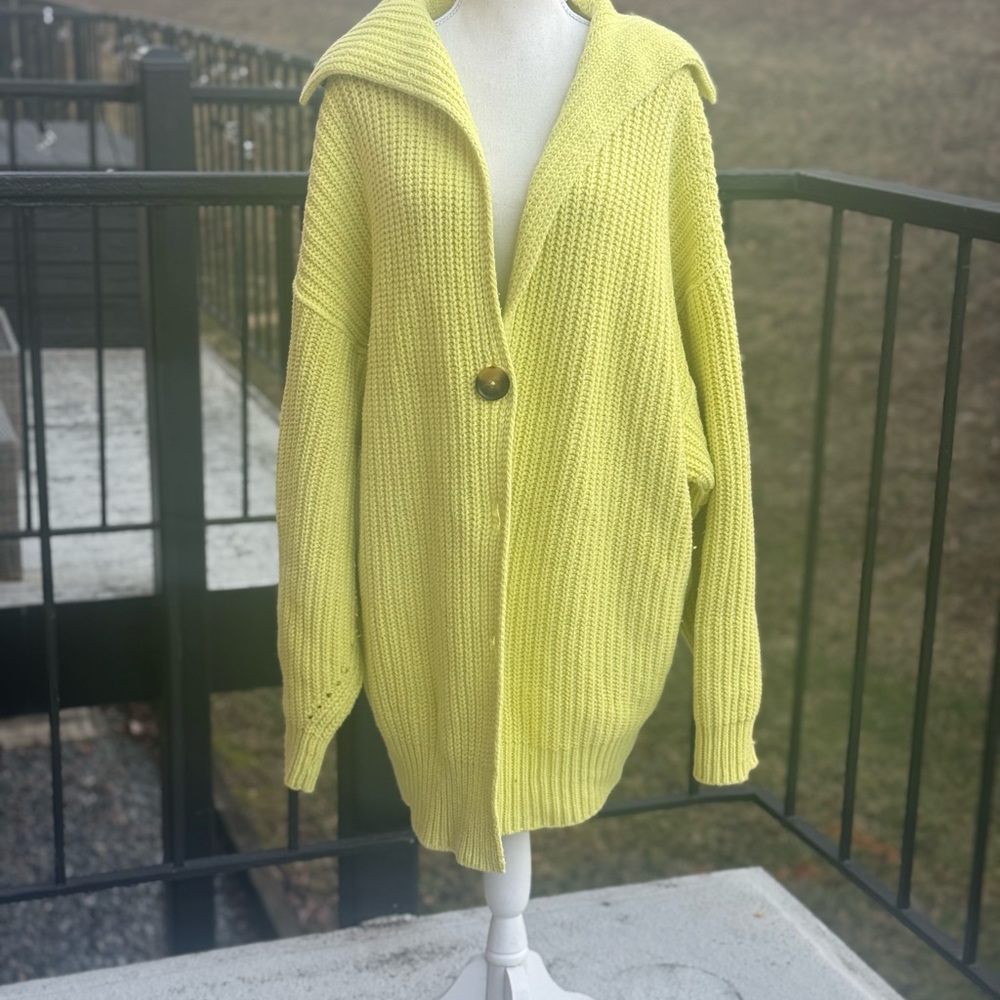 FREE PEOPLE Swim Too Deep Cardigan Size XL - Picture 8 of 11